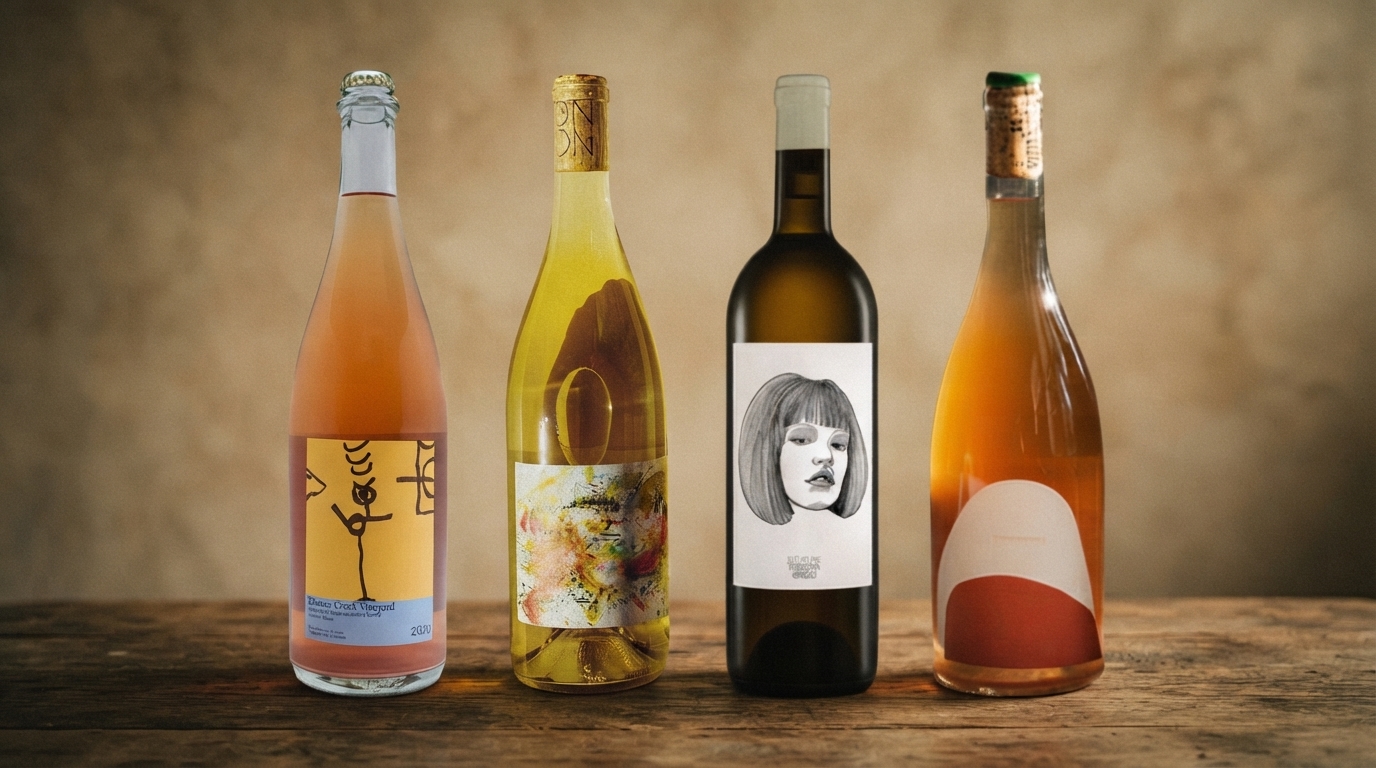 Editorial illustration for Organic, Biodynamic, or Natural? What Each Green Wine Label Actually Guarantees